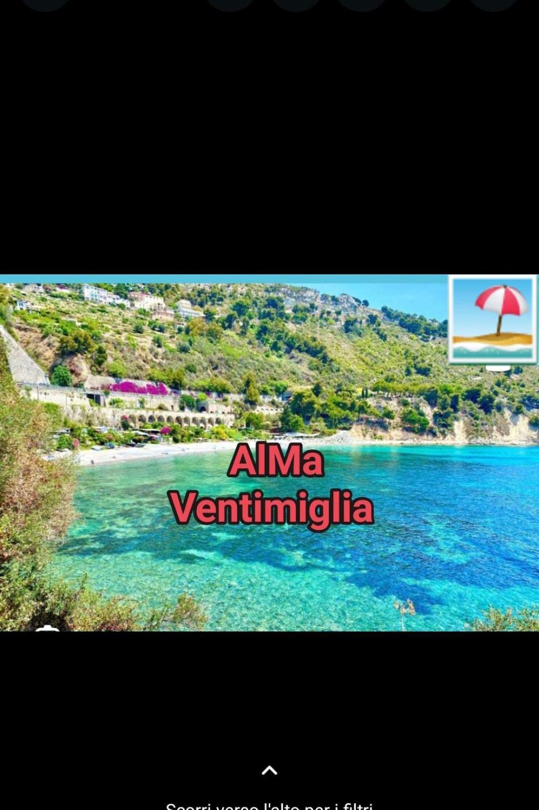 Alma Panzió Ventimiglia Kültér fotó